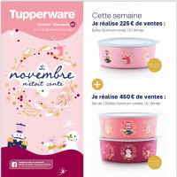 Angèle vendeuse Tupperware