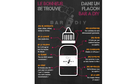 Bar à DIY, le e liquide sur mesure